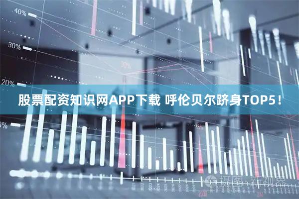 股票配资知识网APP下载 呼伦贝尔跻身TOP5！